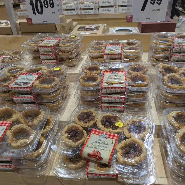 北米のおやつとして投稿されたバタータルトの写真
